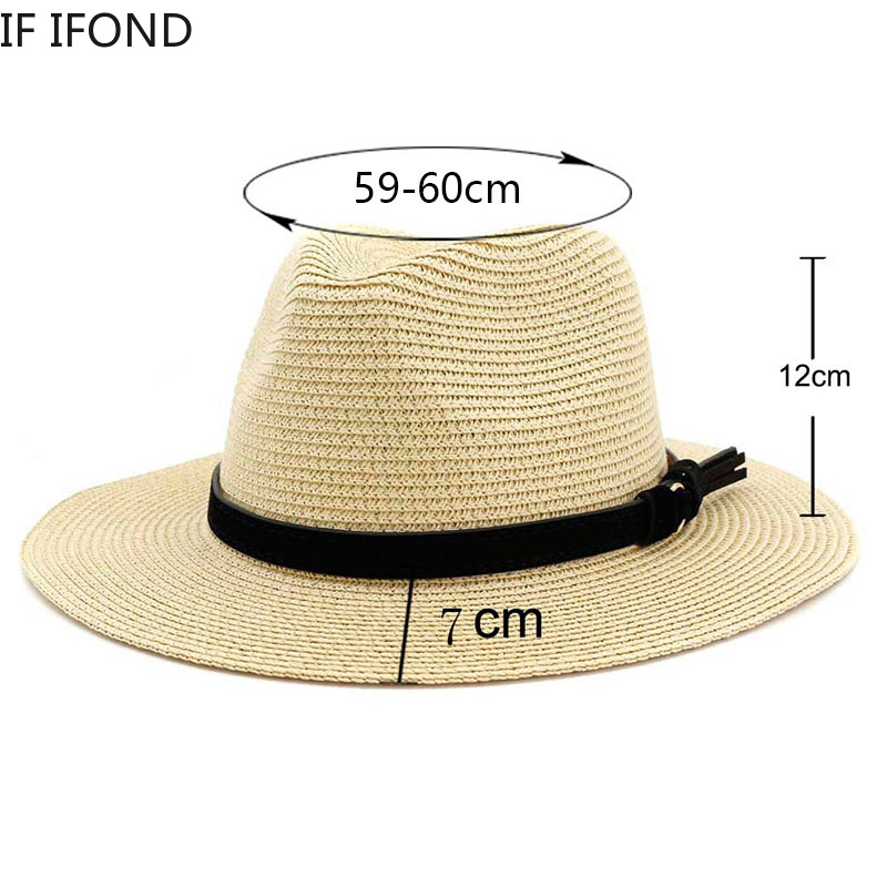 Bucket Hat Straw - Sombrero de paja de estilo británico