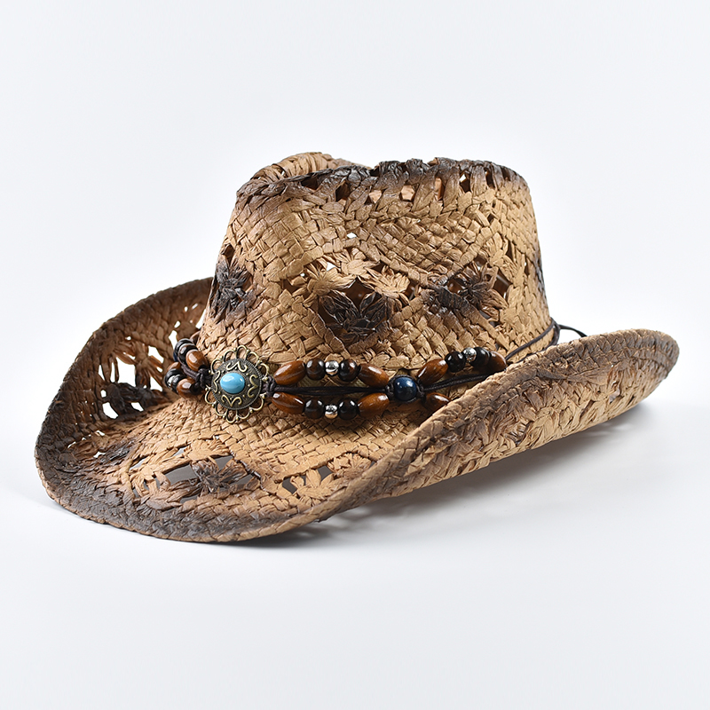 Sombrero de paja de vaquero he - Bucket Hat Straw reseña y precio